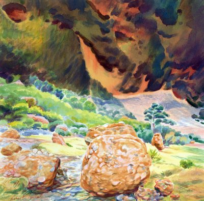 Aspekte von Kata Tjuta I (Die Olgas), Australien von Robert Tyndall